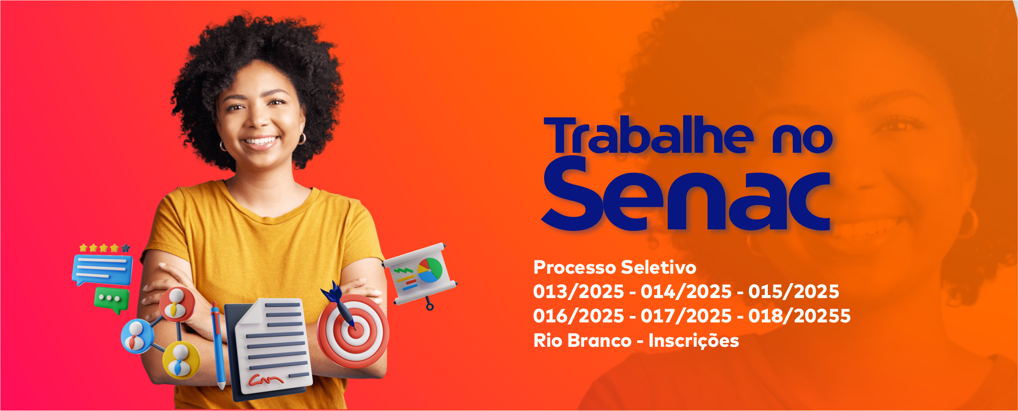 Senac Acre abre processos seletivos com salários de até R$ 5 mil