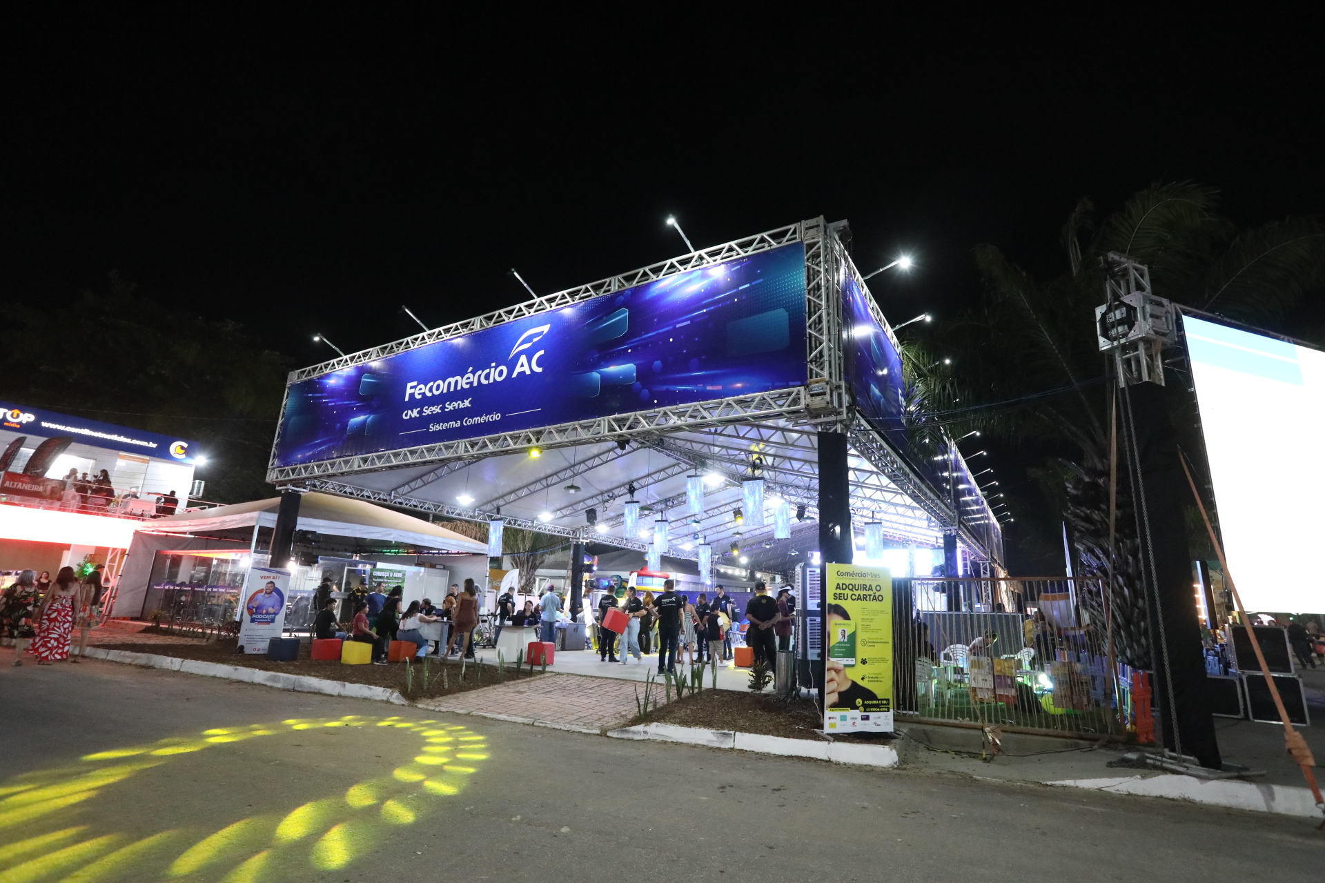Serviços, cultura e tecnologia marcam estreia do estande do Sistema Fecomércio-Sesc-Senac/AC na Expoacre 2025