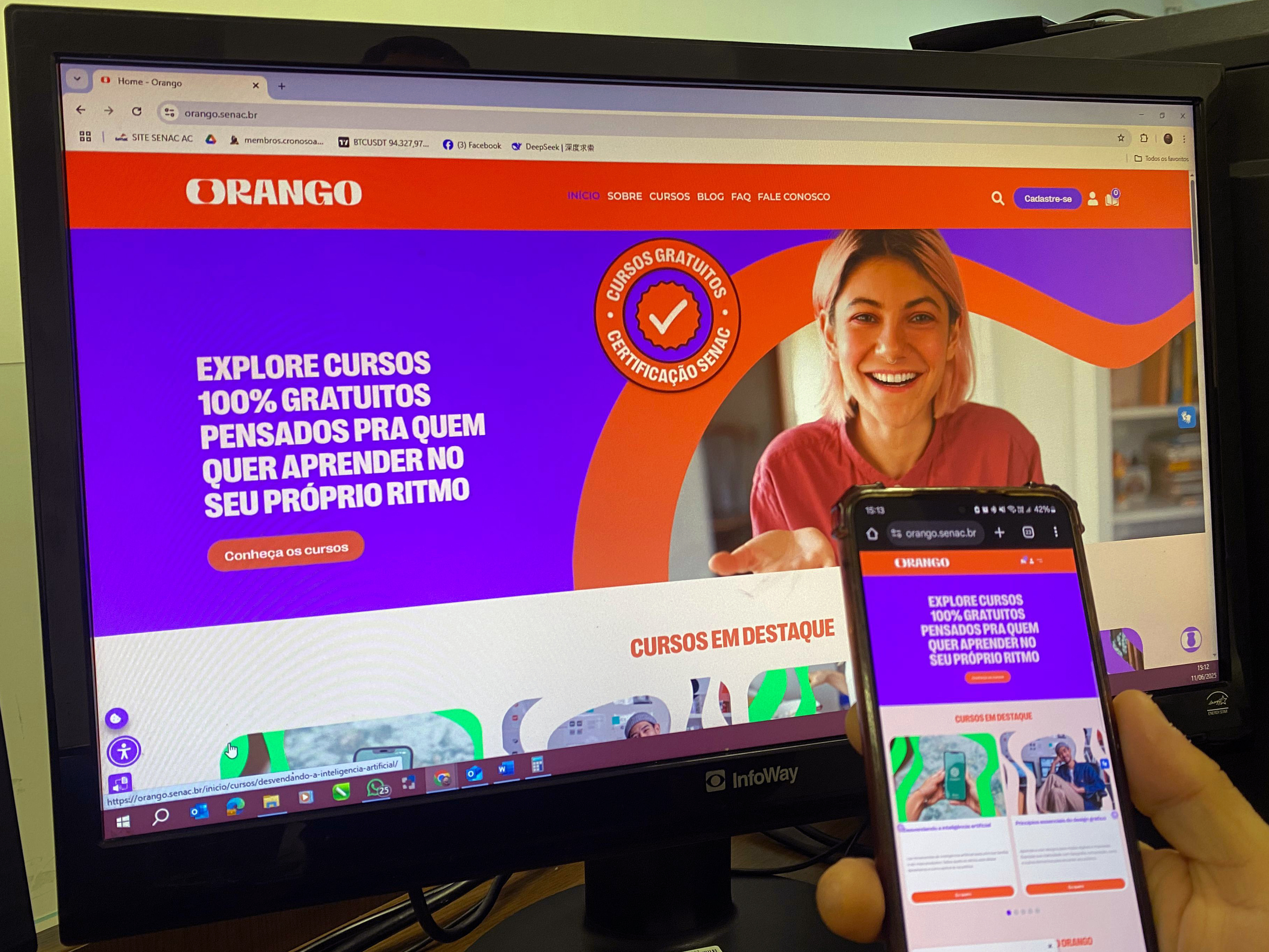 Senac lança Orango, plataforma digital gratuita com cursos voltados para a geração Z Senac lança Orango, plataforma digital gratuita com cursos voltados para a geração Z
