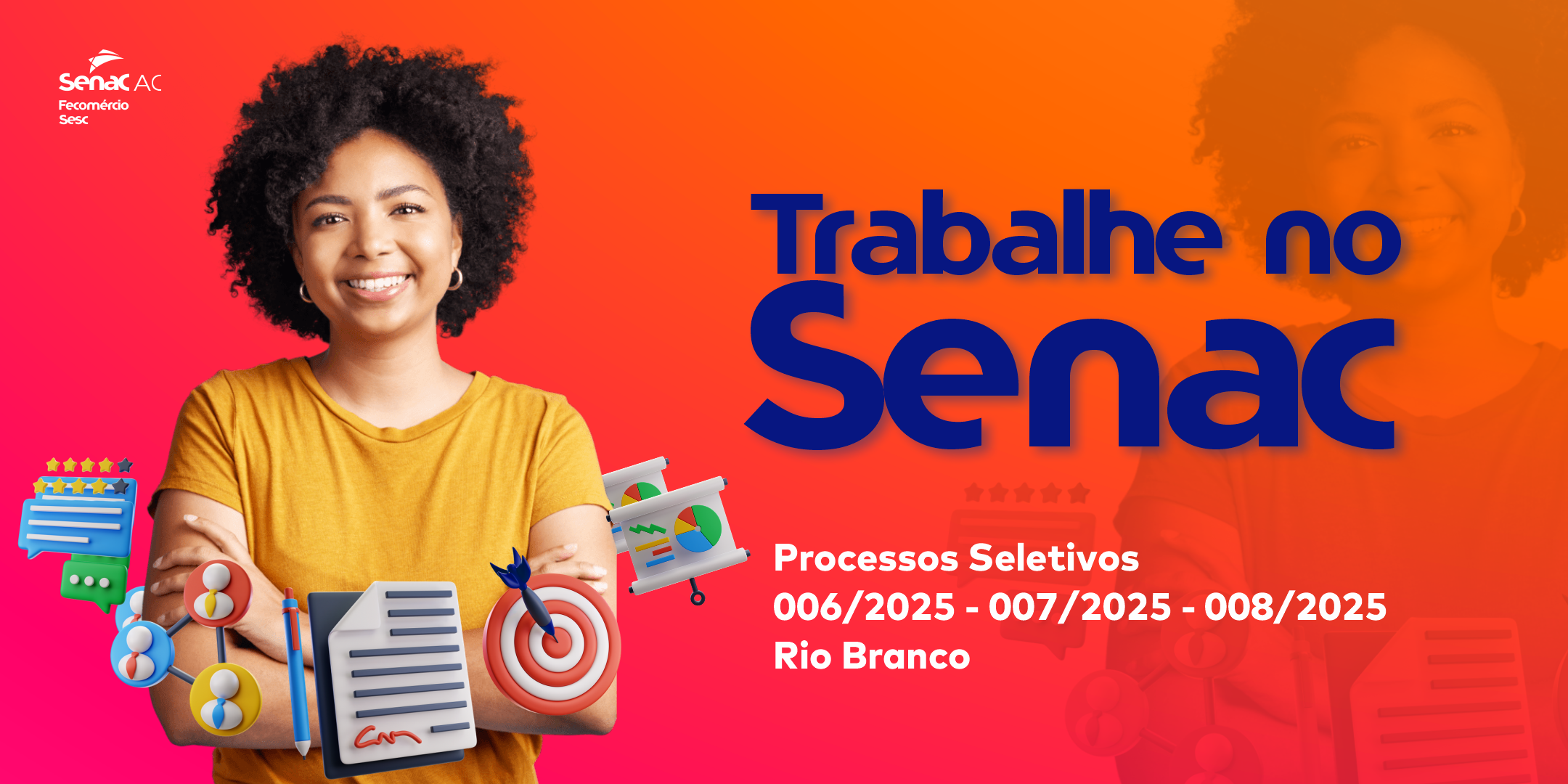 Senac Acre abre vagas para orientadores educacionais em Rio Branco Senac Acre abre vagas para orientadores educacionais em Rio Branco