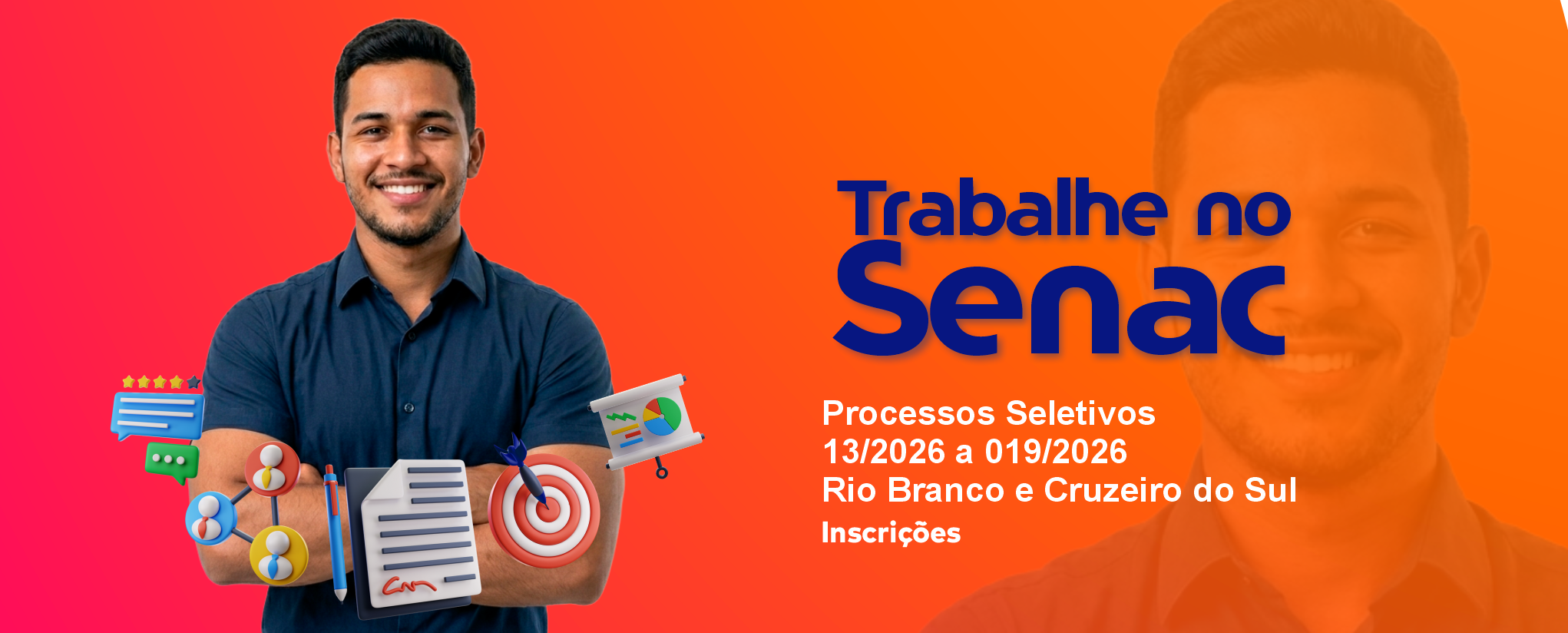 Senac Acre abre vagas para níveis médio e superior em Rio Branco e Cruzeiro do Sul