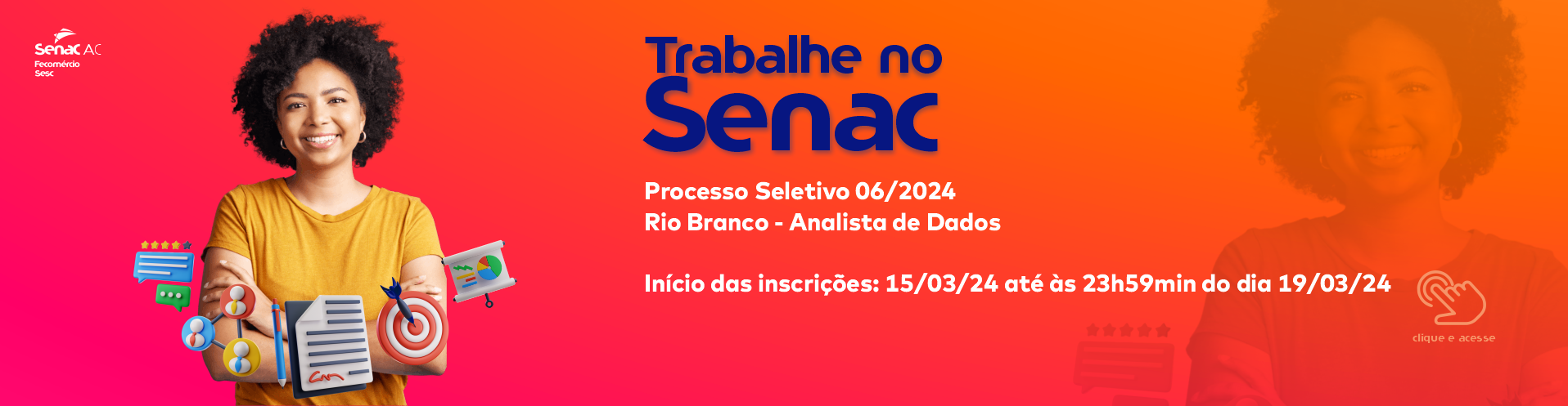 Senac Acre abre processo seletivo para Analista de Dados