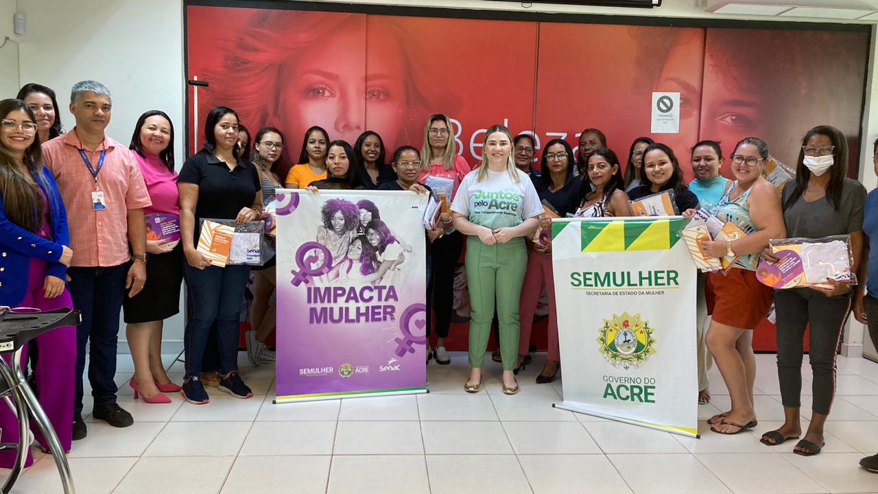 Senac Acre inicia cursos do Programa Impacta Mulher