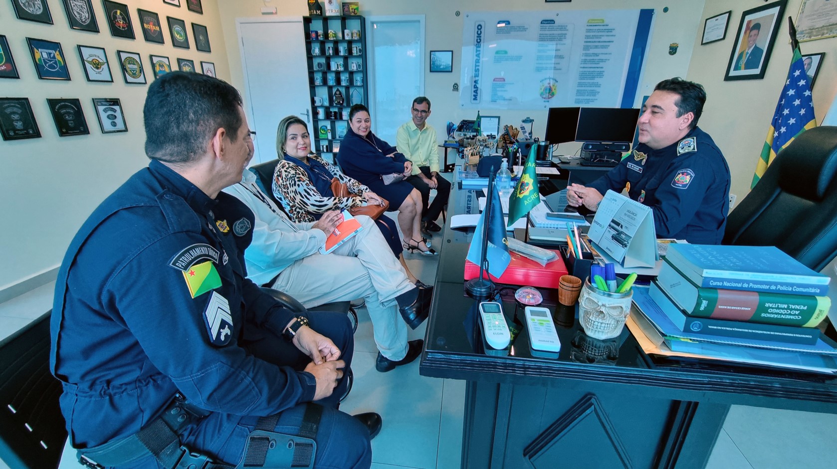 Senac Acre realiza visita técnica da Polícia Militar do Estado do Acre