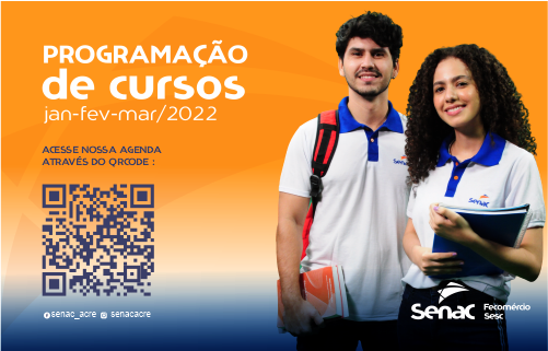 Senac Acre anuncia agenda de cursos